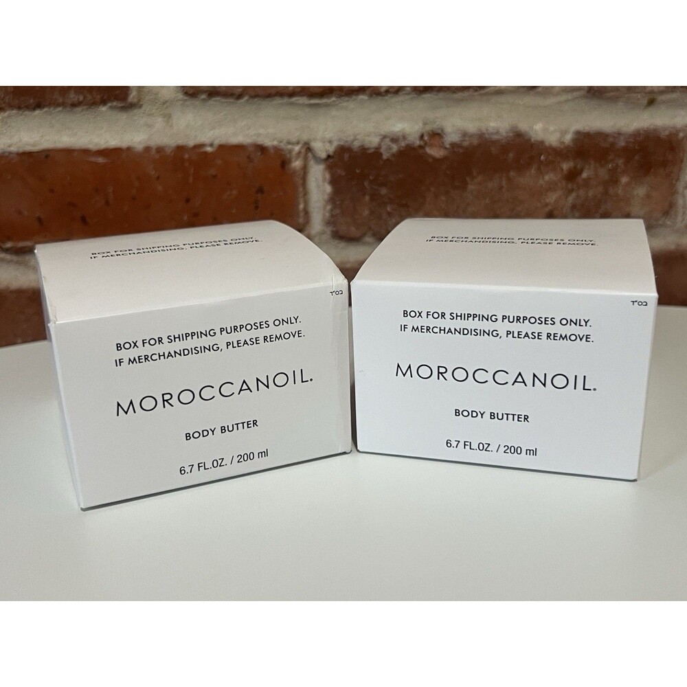 2 Pcs Moroccanoil Intense Nourishment Body Butter Argan Oil 6.7 Fl Oz